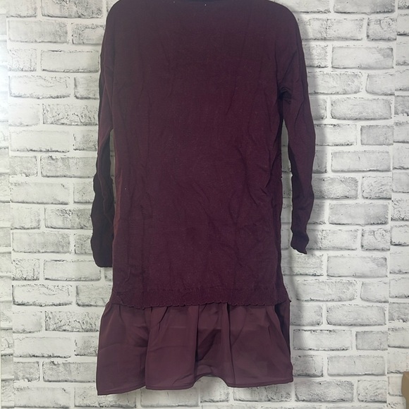 LC Lauren Conrad Sweater Embroidery Tunic Medium - Picture 2 of 8